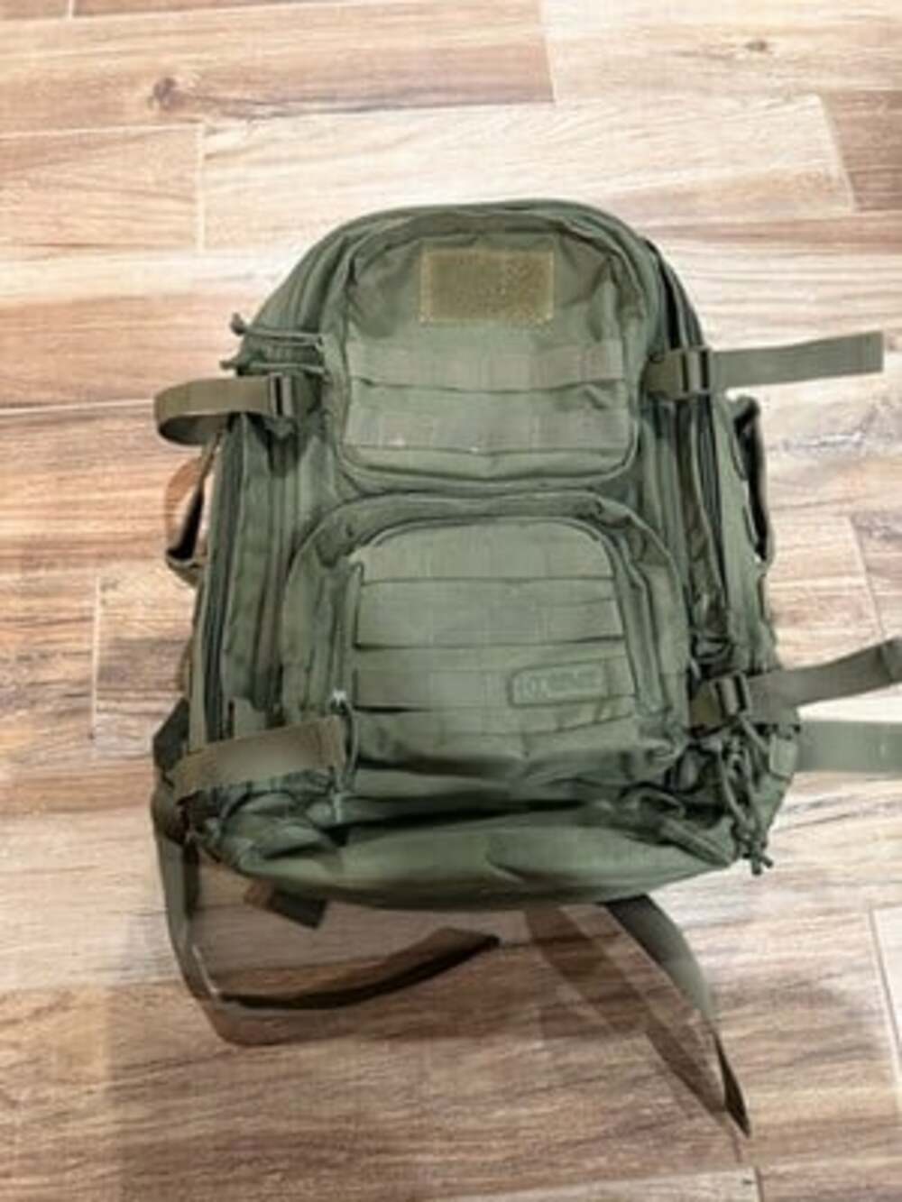 Highland Tactical Major Backpack Olive Drab MOLLE Military Hiking Heavy Duty Bag